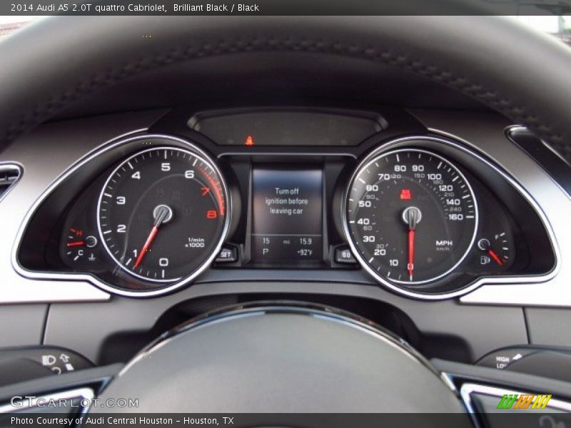  2014 A5 2.0T quattro Cabriolet 2.0T quattro Cabriolet Gauges