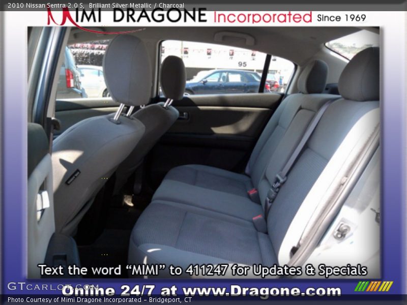 Brilliant Silver Metallic / Charcoal 2010 Nissan Sentra 2.0 S