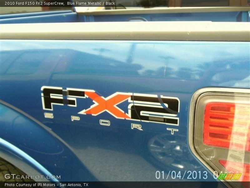 Blue Flame Metallic / Black 2010 Ford F150 FX2 SuperCrew