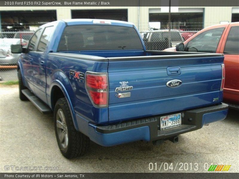 Blue Flame Metallic / Black 2010 Ford F150 FX2 SuperCrew