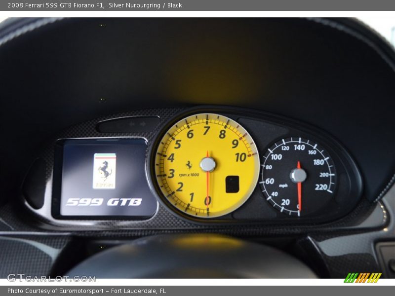  2008 599 GTB Fiorano F1 F1 Gauges