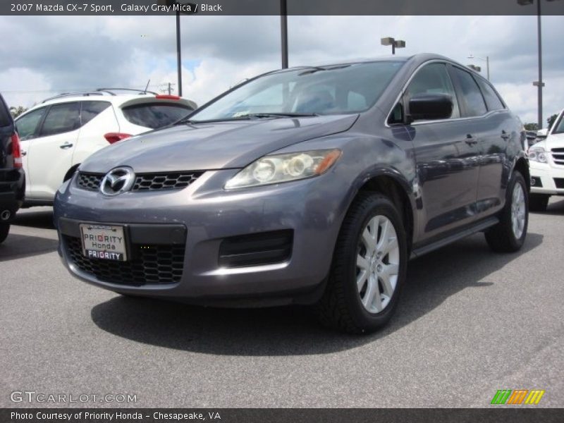 Galaxy Gray Mica / Black 2007 Mazda CX-7 Sport