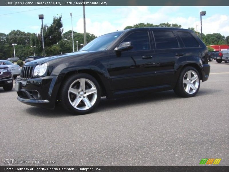 Black / Medium Slate Gray 2006 Jeep Grand Cherokee SRT8