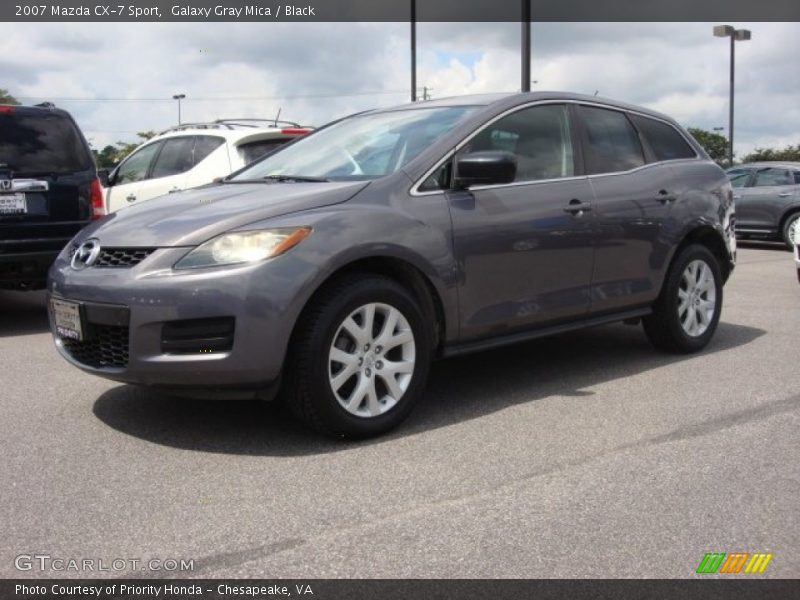 Galaxy Gray Mica / Black 2007 Mazda CX-7 Sport