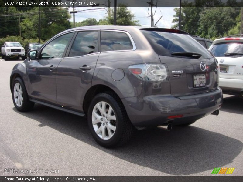 Galaxy Gray Mica / Black 2007 Mazda CX-7 Sport