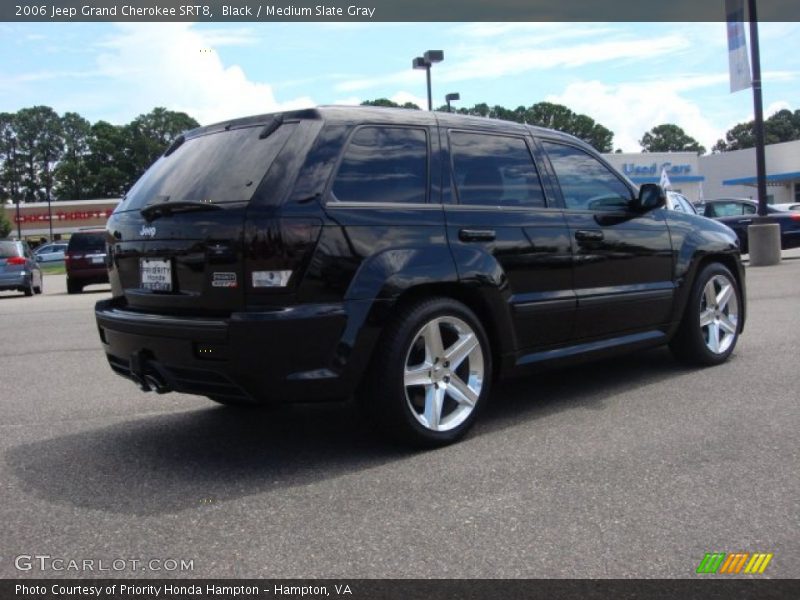 Black / Medium Slate Gray 2006 Jeep Grand Cherokee SRT8
