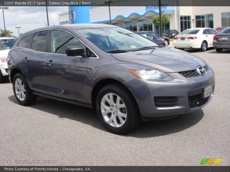 Galaxy Gray Mica / Black 2007 Mazda CX-7 Sport