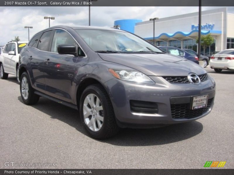 Galaxy Gray Mica / Black 2007 Mazda CX-7 Sport