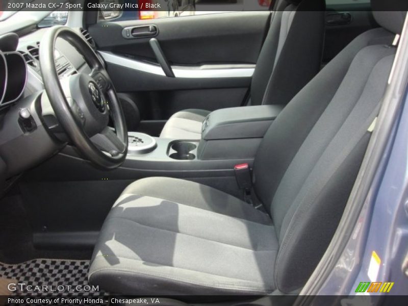 Galaxy Gray Mica / Black 2007 Mazda CX-7 Sport