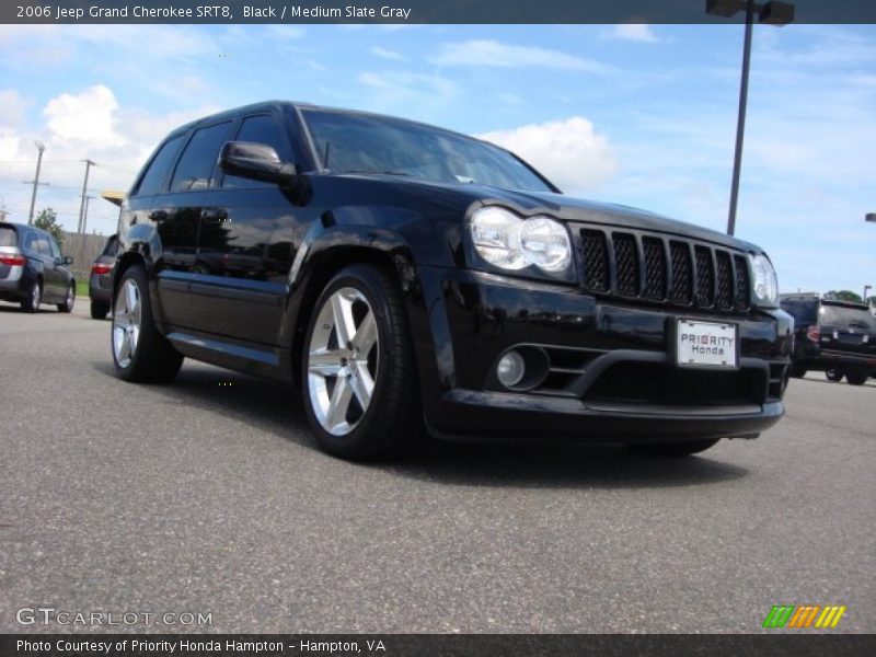 Black / Medium Slate Gray 2006 Jeep Grand Cherokee SRT8