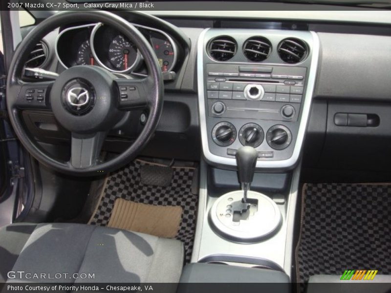 Galaxy Gray Mica / Black 2007 Mazda CX-7 Sport