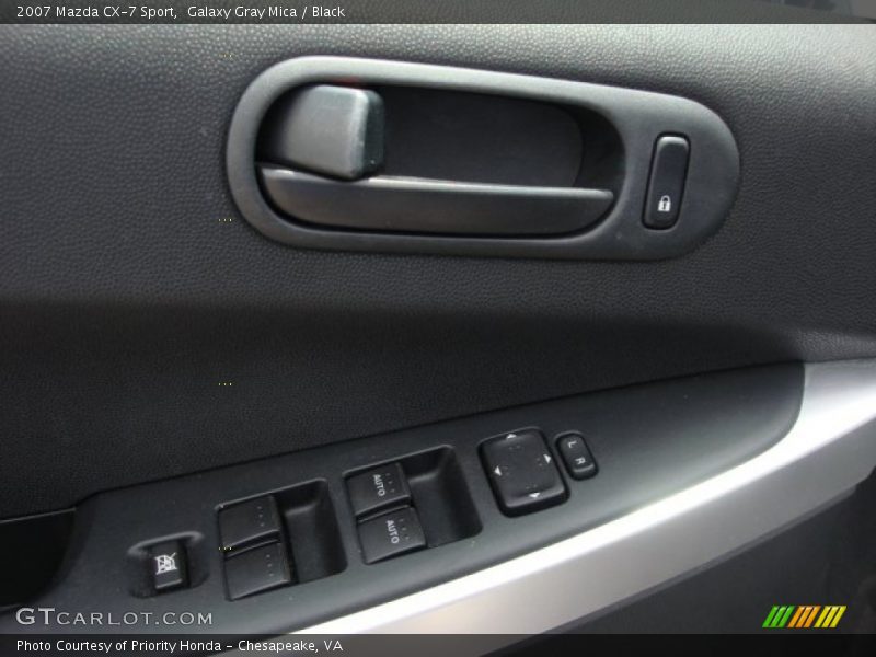 Galaxy Gray Mica / Black 2007 Mazda CX-7 Sport