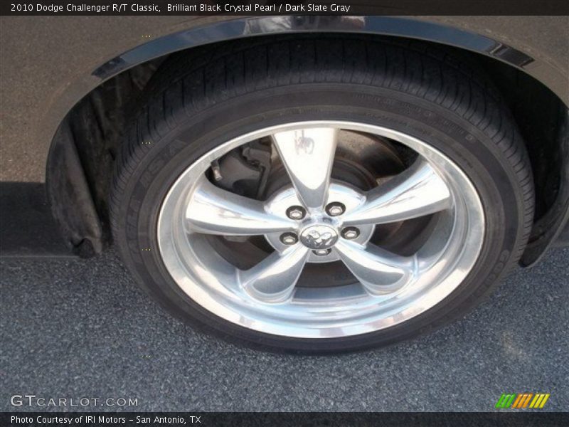 Brilliant Black Crystal Pearl / Dark Slate Gray 2010 Dodge Challenger R/T Classic