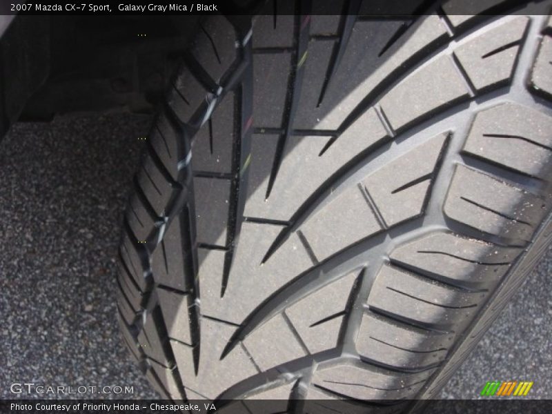 Galaxy Gray Mica / Black 2007 Mazda CX-7 Sport