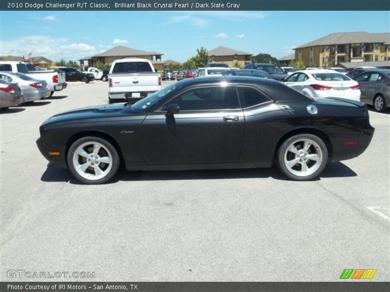 Brilliant Black Crystal Pearl / Dark Slate Gray 2010 Dodge Challenger R/T Classic
