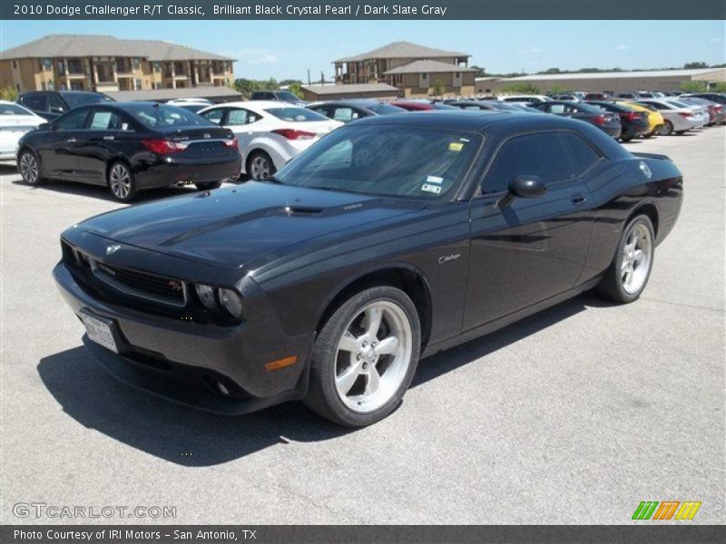 Brilliant Black Crystal Pearl / Dark Slate Gray 2010 Dodge Challenger R/T Classic