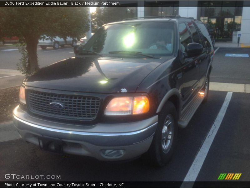 Black / Medium Parchment 2000 Ford Expedition Eddie Bauer