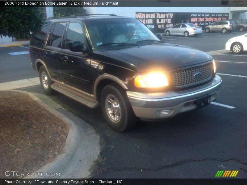Black / Medium Parchment 2000 Ford Expedition Eddie Bauer