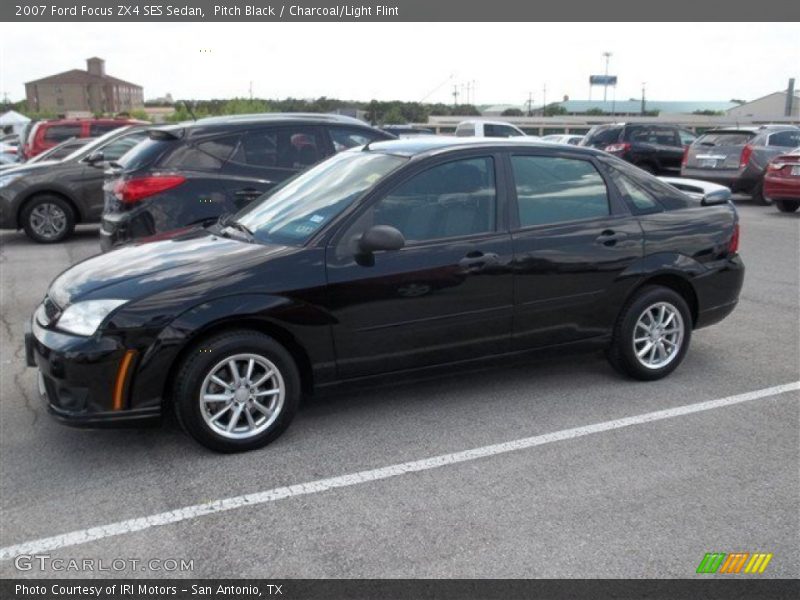 Pitch Black / Charcoal/Light Flint 2007 Ford Focus ZX4 SES Sedan