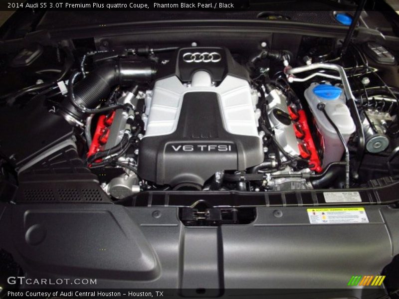 Phantom Black Pearl / Black 2014 Audi S5 3.0T Premium Plus quattro Coupe