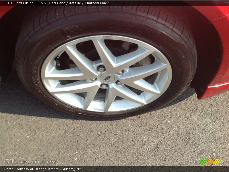 Red Candy Metallic / Charcoal Black 2010 Ford Fusion SEL V6