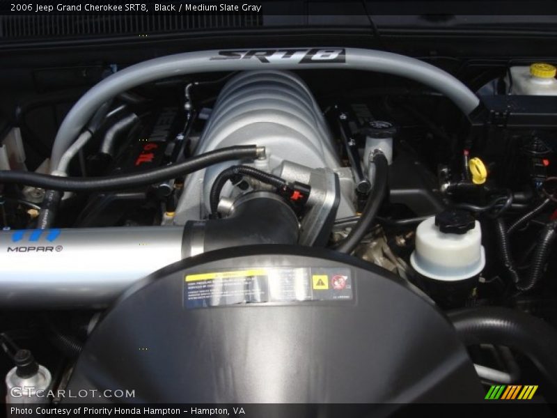 Black / Medium Slate Gray 2006 Jeep Grand Cherokee SRT8
