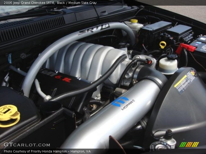 Black / Medium Slate Gray 2006 Jeep Grand Cherokee SRT8