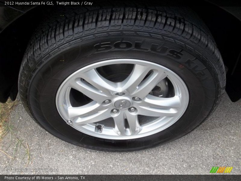 Twilight Black / Gray 2012 Hyundai Santa Fe GLS