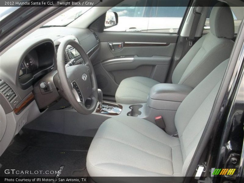 Twilight Black / Gray 2012 Hyundai Santa Fe GLS