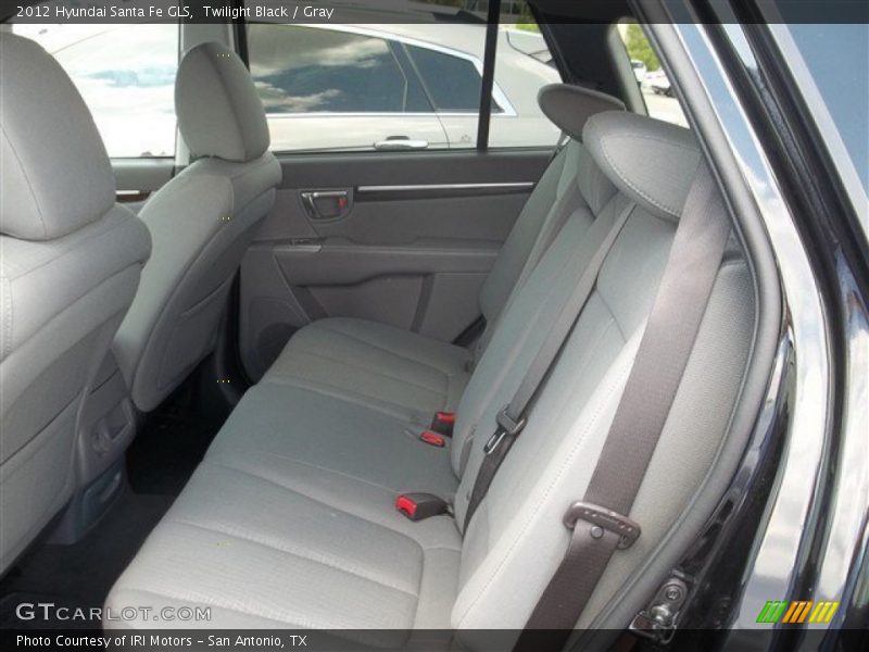 Twilight Black / Gray 2012 Hyundai Santa Fe GLS