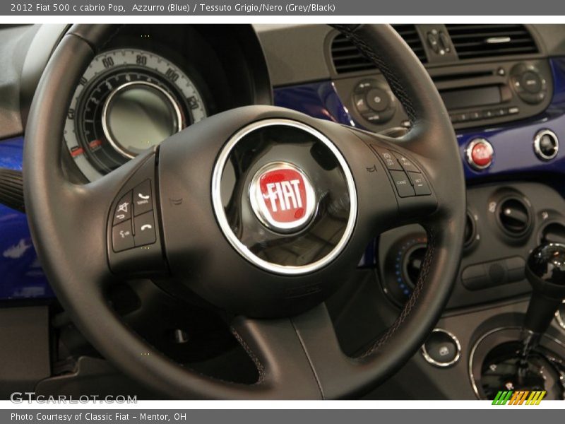  2012 500 c cabrio Pop Steering Wheel
