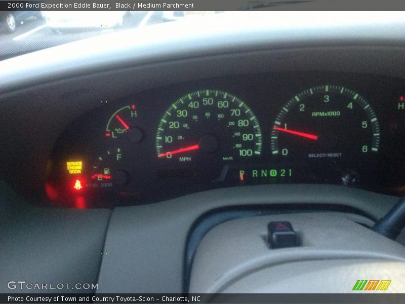 Black / Medium Parchment 2000 Ford Expedition Eddie Bauer