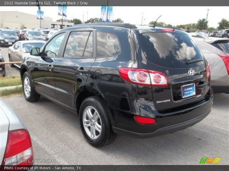 Twilight Black / Gray 2012 Hyundai Santa Fe GLS
