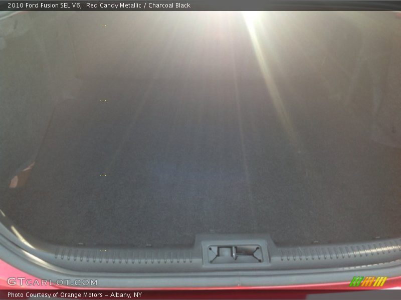 Red Candy Metallic / Charcoal Black 2010 Ford Fusion SEL V6