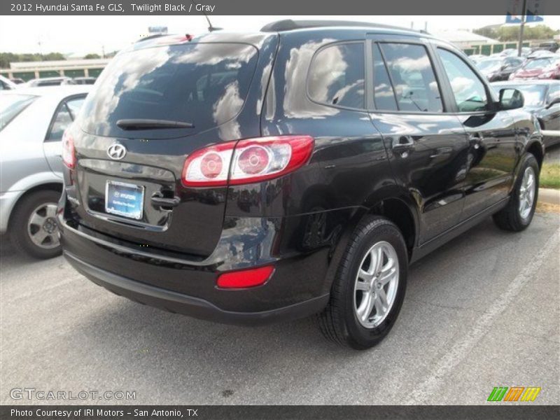 Twilight Black / Gray 2012 Hyundai Santa Fe GLS