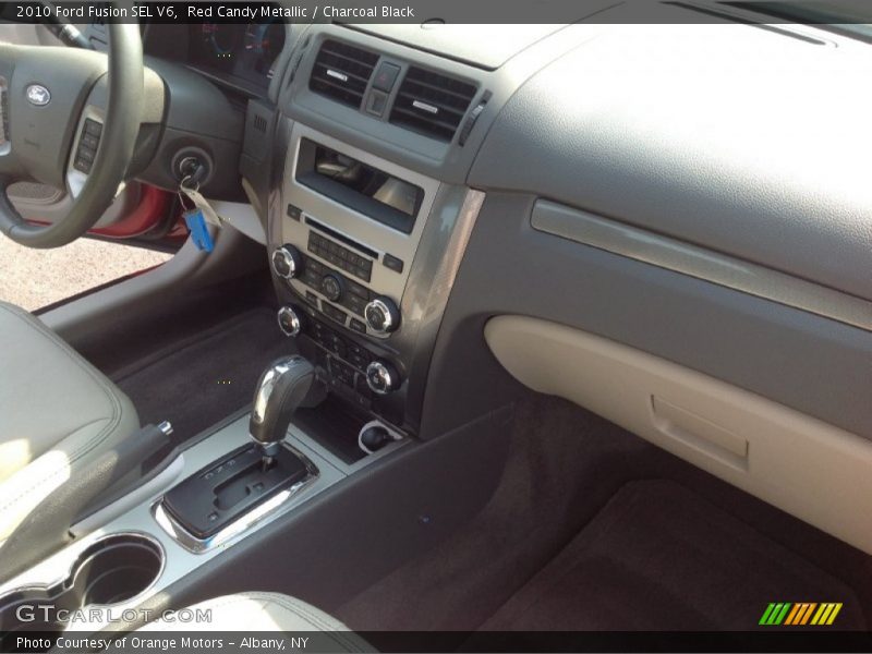 Red Candy Metallic / Charcoal Black 2010 Ford Fusion SEL V6