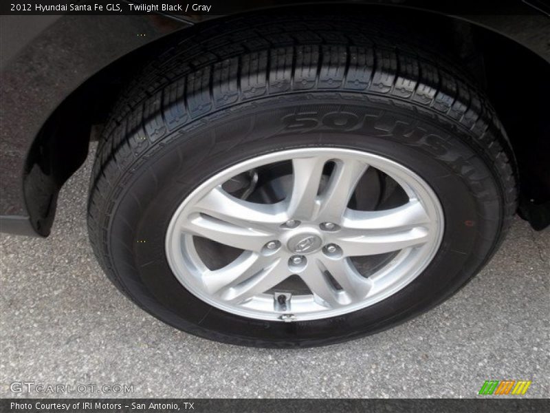 Twilight Black / Gray 2012 Hyundai Santa Fe GLS