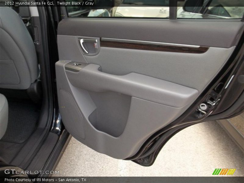 Twilight Black / Gray 2012 Hyundai Santa Fe GLS