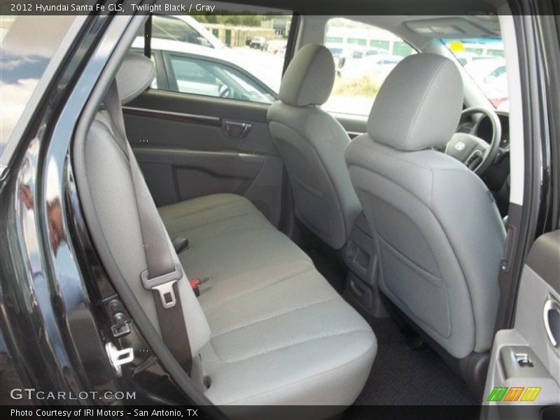 Twilight Black / Gray 2012 Hyundai Santa Fe GLS