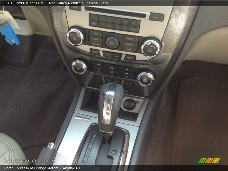 Red Candy Metallic / Charcoal Black 2010 Ford Fusion SEL V6