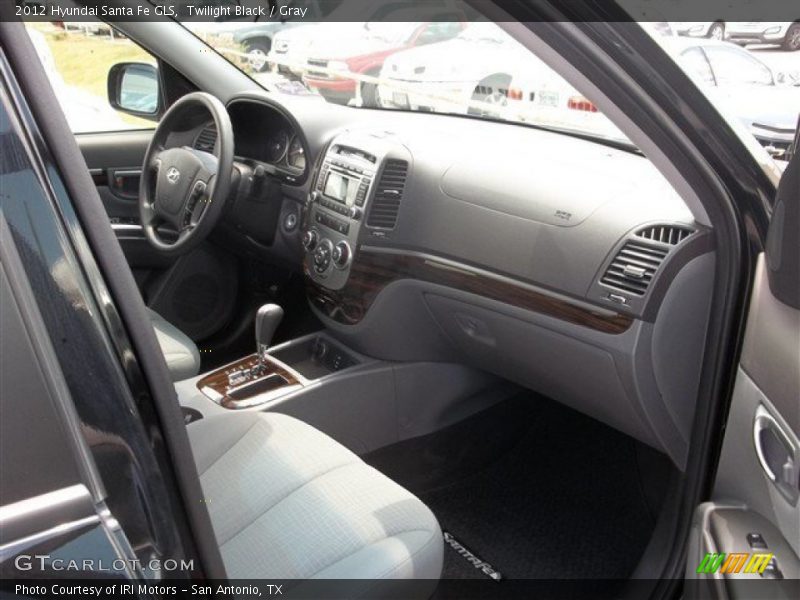 Twilight Black / Gray 2012 Hyundai Santa Fe GLS