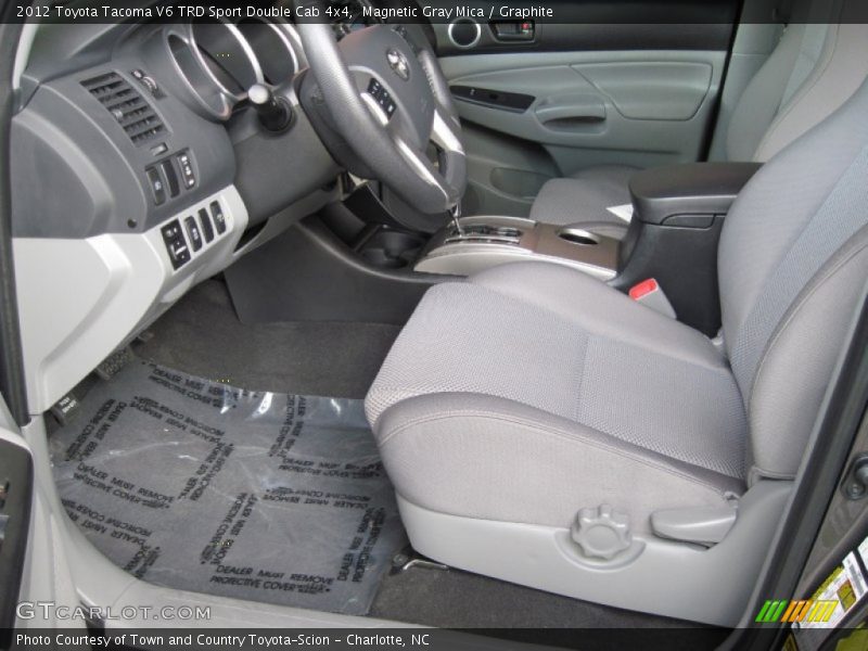 Magnetic Gray Mica / Graphite 2012 Toyota Tacoma V6 TRD Sport Double Cab 4x4