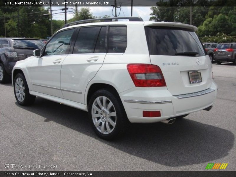 Arctic White / Almond/Black 2011 Mercedes-Benz GLK 350