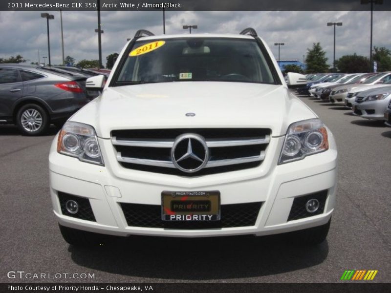 Arctic White / Almond/Black 2011 Mercedes-Benz GLK 350