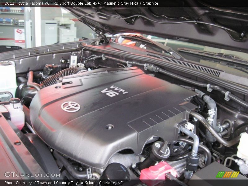Magnetic Gray Mica / Graphite 2012 Toyota Tacoma V6 TRD Sport Double Cab 4x4