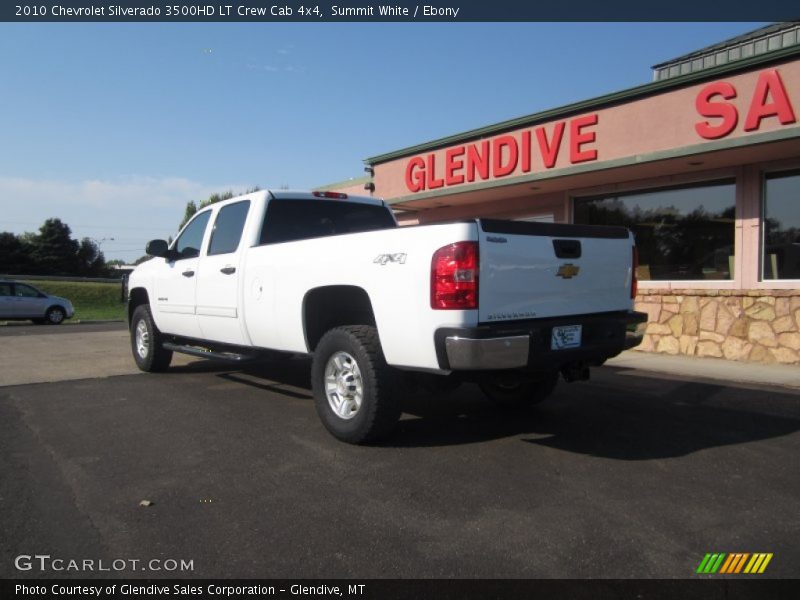 Summit White / Ebony 2010 Chevrolet Silverado 3500HD LT Crew Cab 4x4