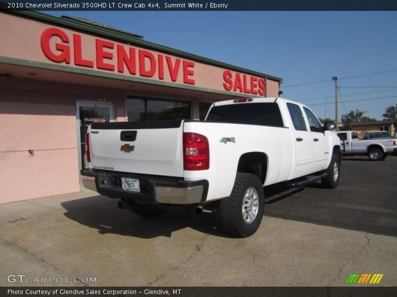 Summit White / Ebony 2010 Chevrolet Silverado 3500HD LT Crew Cab 4x4