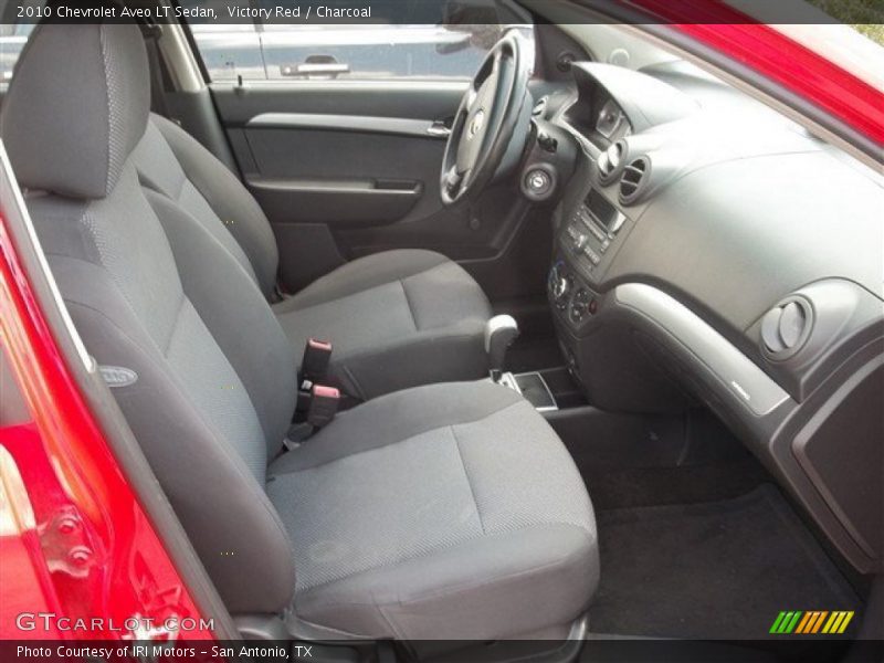 Victory Red / Charcoal 2010 Chevrolet Aveo LT Sedan