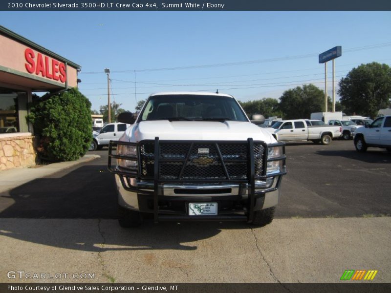 Summit White / Ebony 2010 Chevrolet Silverado 3500HD LT Crew Cab 4x4
