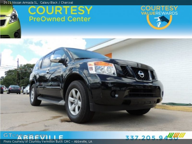 Galaxy Black / Charcoal 2011 Nissan Armada SL